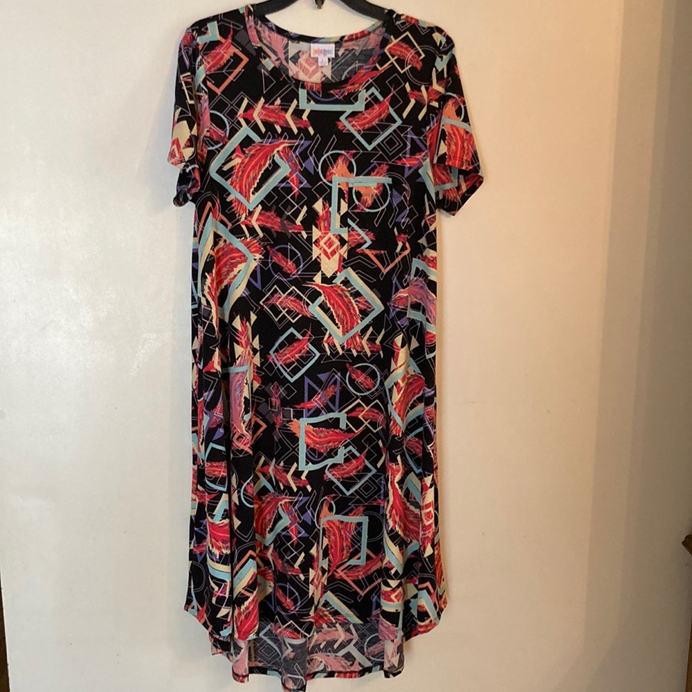 LuLaRoe Carly High Low Woman’s Dress Size Large